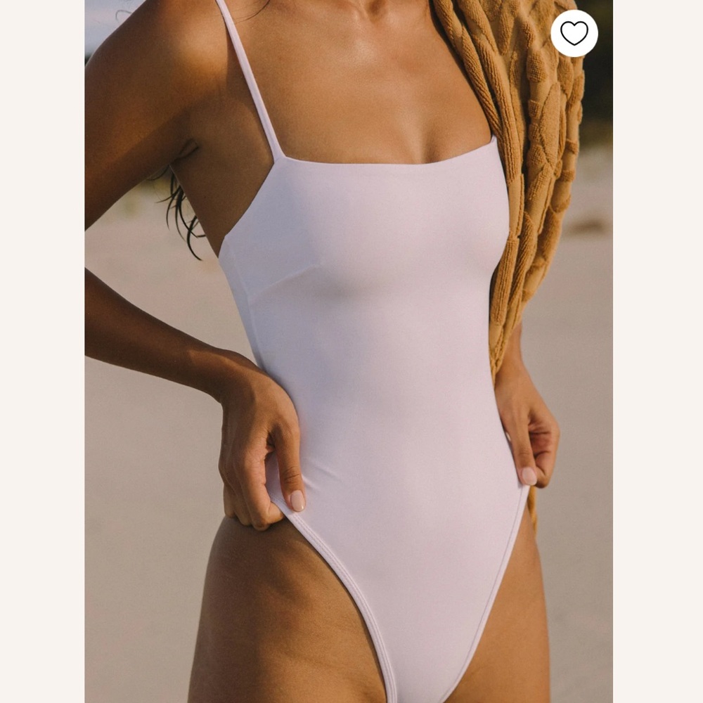 NWT Gooseberry So Chic White One Piece Suit